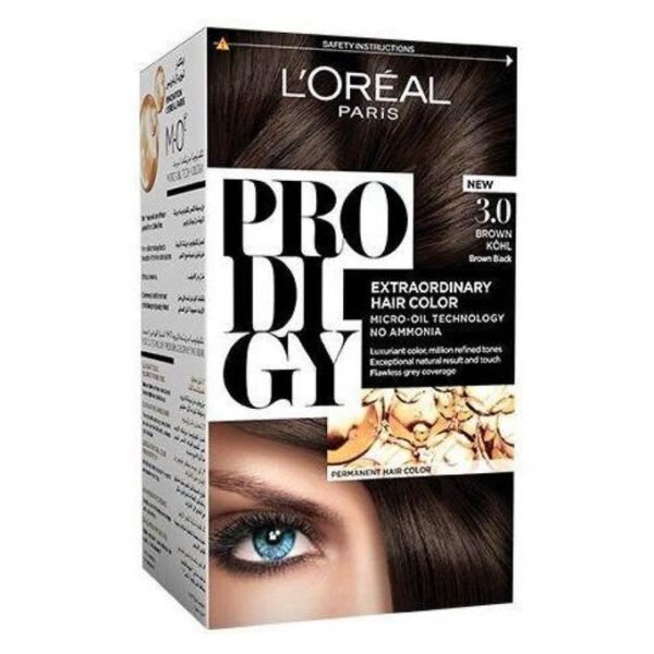لوريال صبغه شعر برو دجي 3 كحل بني داكن