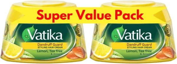 فاتيكا كريم شعر ضد القشره بالليمون وشجره الشاي واللوز 2 × 140 مل