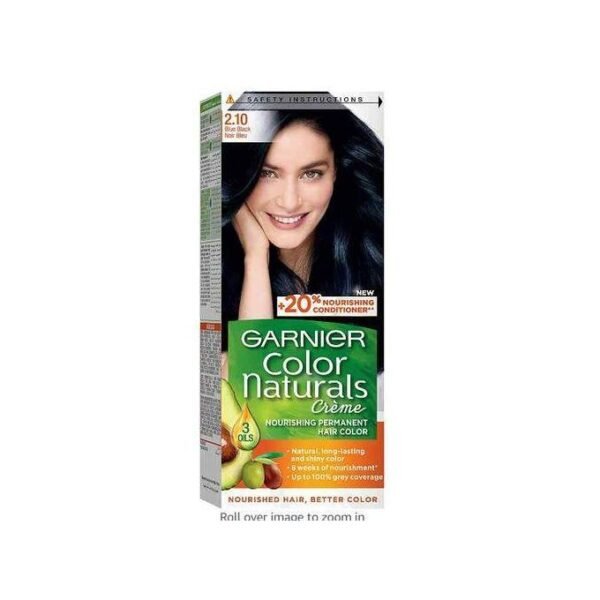 غارنييه صبغه شعر طبيعيه 2 10 اسود مزرق