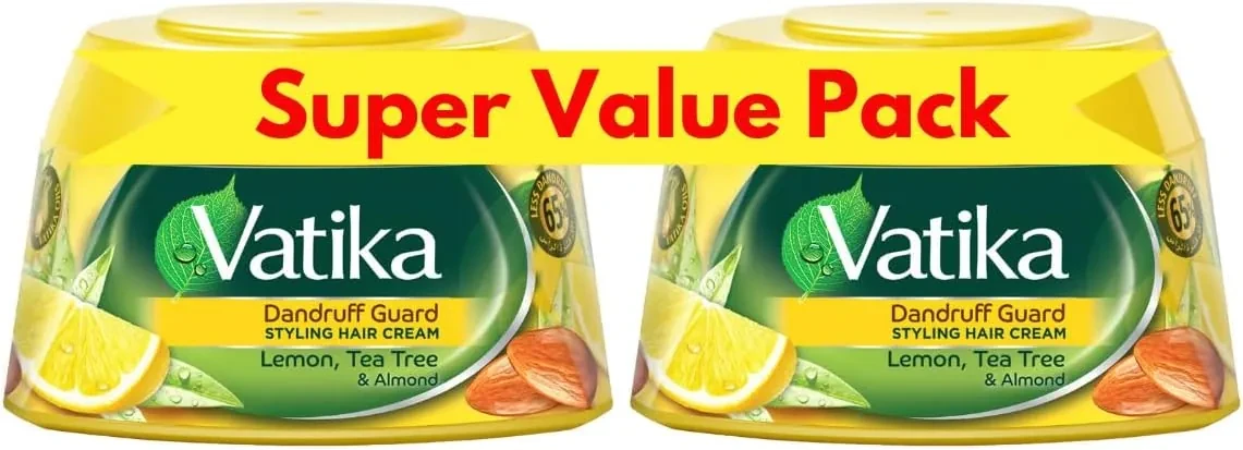 فاتيكا كريم شعر ضد القشره بالليمون وشجره الشاي واللوز 2 × 140 مل