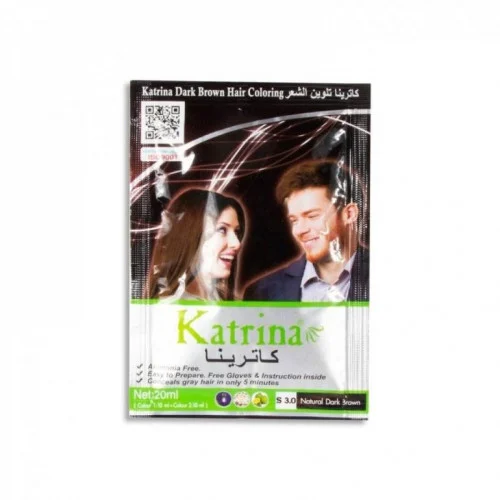 كاترينا شامبو صبغه بني غامق 20 مل