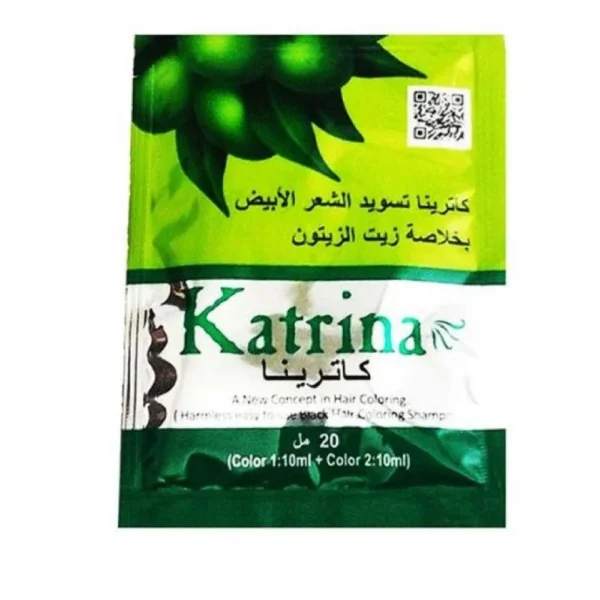 كاترينا شامبو صبغه اسود  20 مل