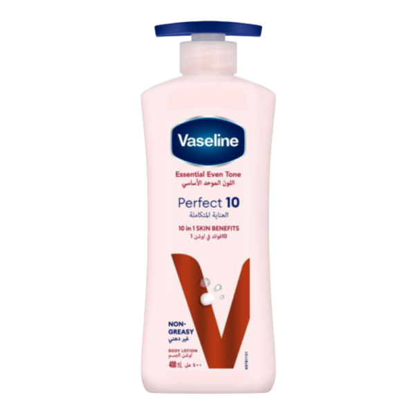 فازلين لوشن جسم 400 مل اللون الموحد الاساسي بيرفكت 10