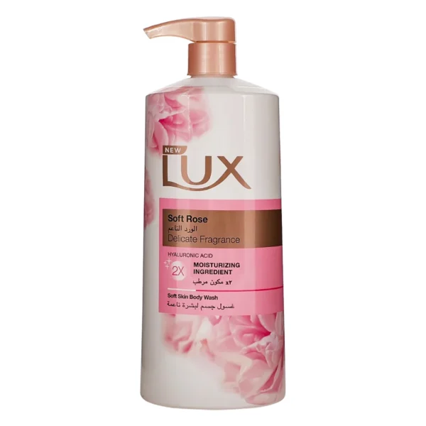 لوكس جل استحمام 700 مل الورد الناعم