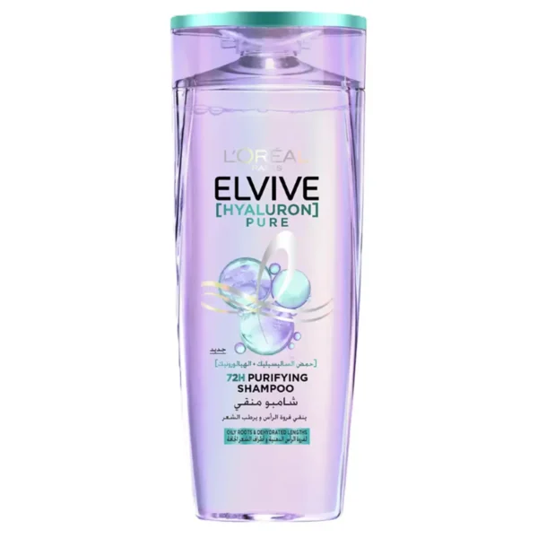 لوريال شامبو شعر 400 مل ايلفيف هيالورون نقي