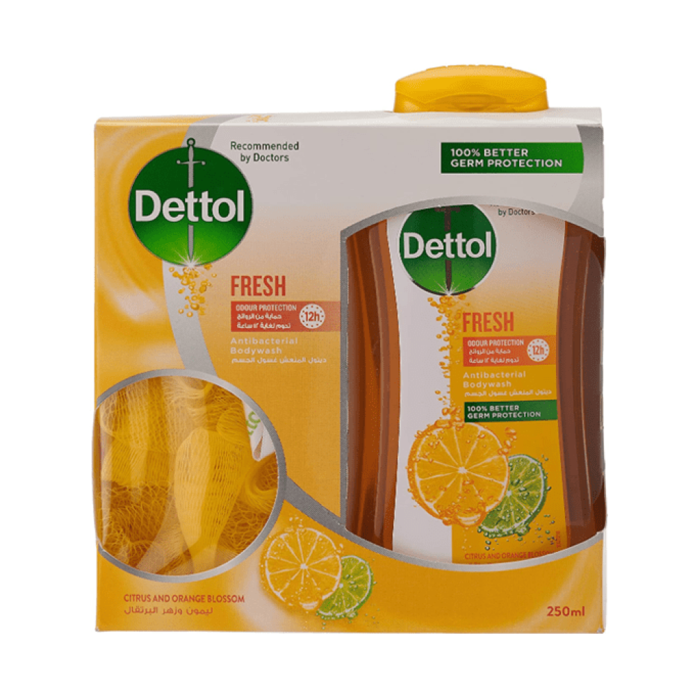 ديتول جل استحمام 250 مل منعش
