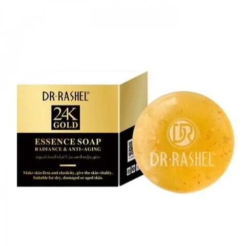 دكتور راشيل صابون الوجه ايسنس 100 جم بخلاصه الذهب مضاد للشيخوخة
