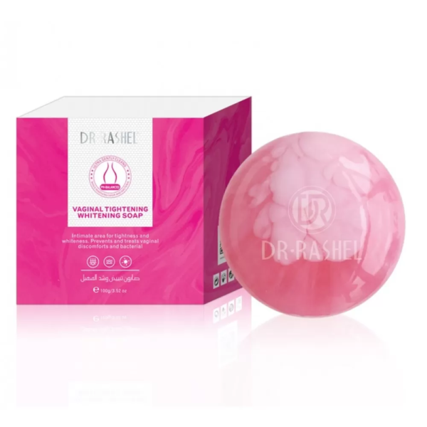 دكتور راشيل صابون نسائي للمناطق الحساسة مبيض وشد المهبل 100 جم
