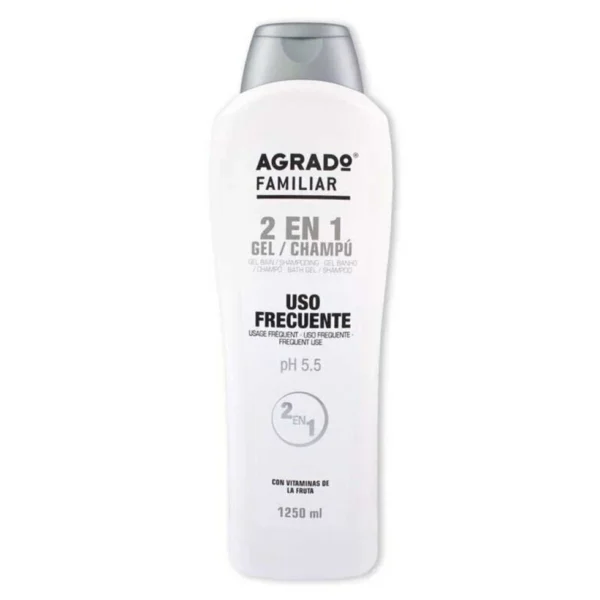 اغرادو غسول الشعر و الجسم 1250 مل الأستخدام العائلي