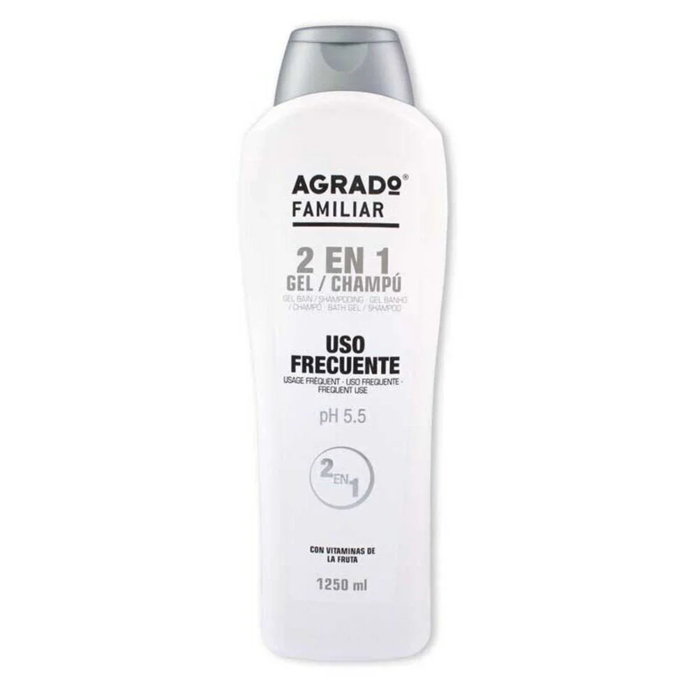 اغرادو غسول الشعر و الجسم 1250 مل الأستخدام العائلي