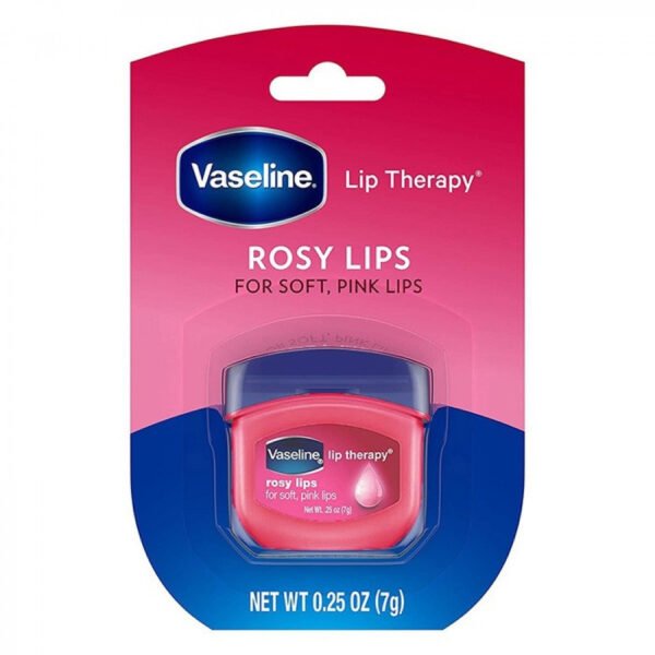 فازلين مرطب شفايف 7غ وردي