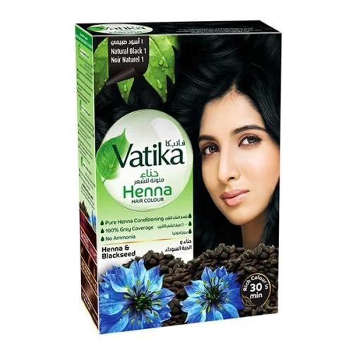 فاتيكا حناء صبغه شعر 60 جرام 1 اسود طبيعي