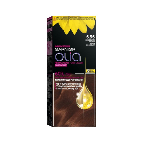 غارنييه صبغه خاليه من الامونيا اوليا 5 35 بني شوكولاته