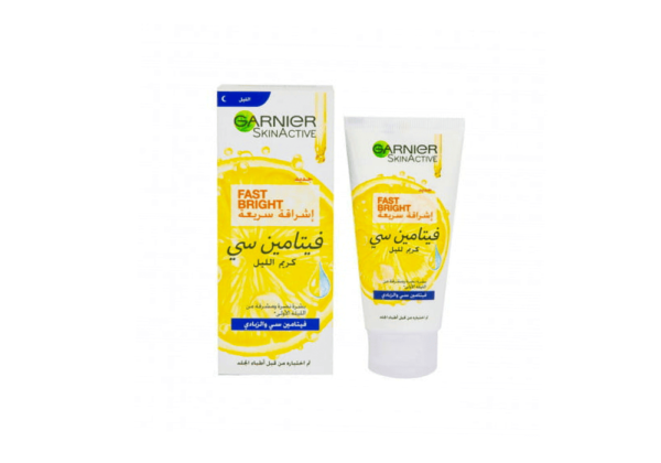 غارنييه كريم الليل 50 مل سكن ايكتيف تفتيح سريع بالفيتامين سي