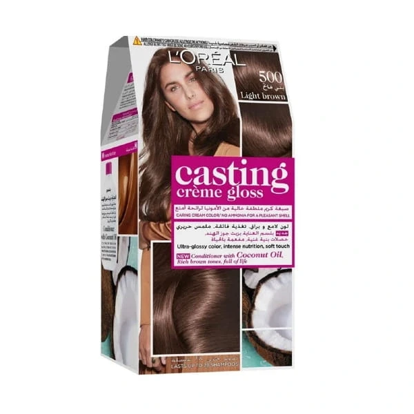 لوريال صبغه شعر كاستنق 500 بني فاتح