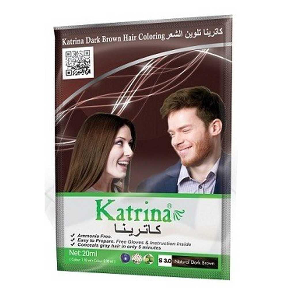 كاترينا شامبو صبغه بني غامق 20 مل