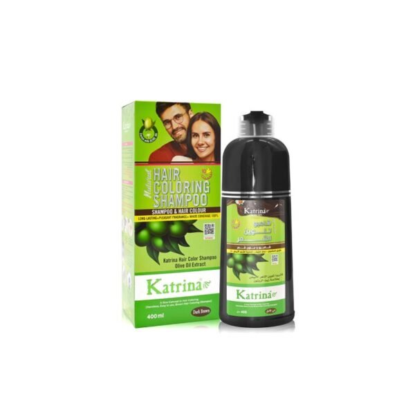 كاترينا شامبو صبغه 400 مل بني غامق
